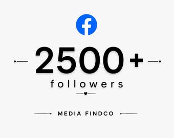 2500+ Facebook Followers | Social Media Growth | Page Promotion Service | Increase Facebook Engagement | Media Findco