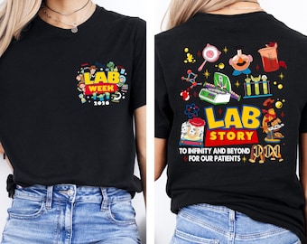 Toy Story Lab Week 2026 Shirt, Lab Story Medical Lab Science Tee, Laboratory Gift, Lab Tech Team Tshirt, Scientist Matching Outfit