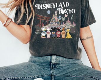 Retro Mickey & Friends Disneyland Tokyo Japan 1983 Shirt, Disney