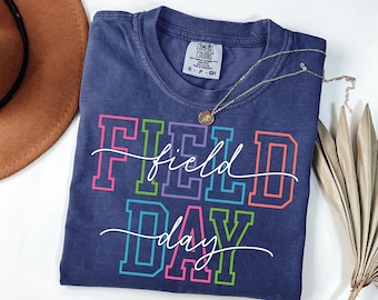Comfort Colors® School Field Day Shirt, Last Day Of School Tshirt, Happy Field Day Tee, Teacher Life Top, Gift For Field Day, Summer Outfit