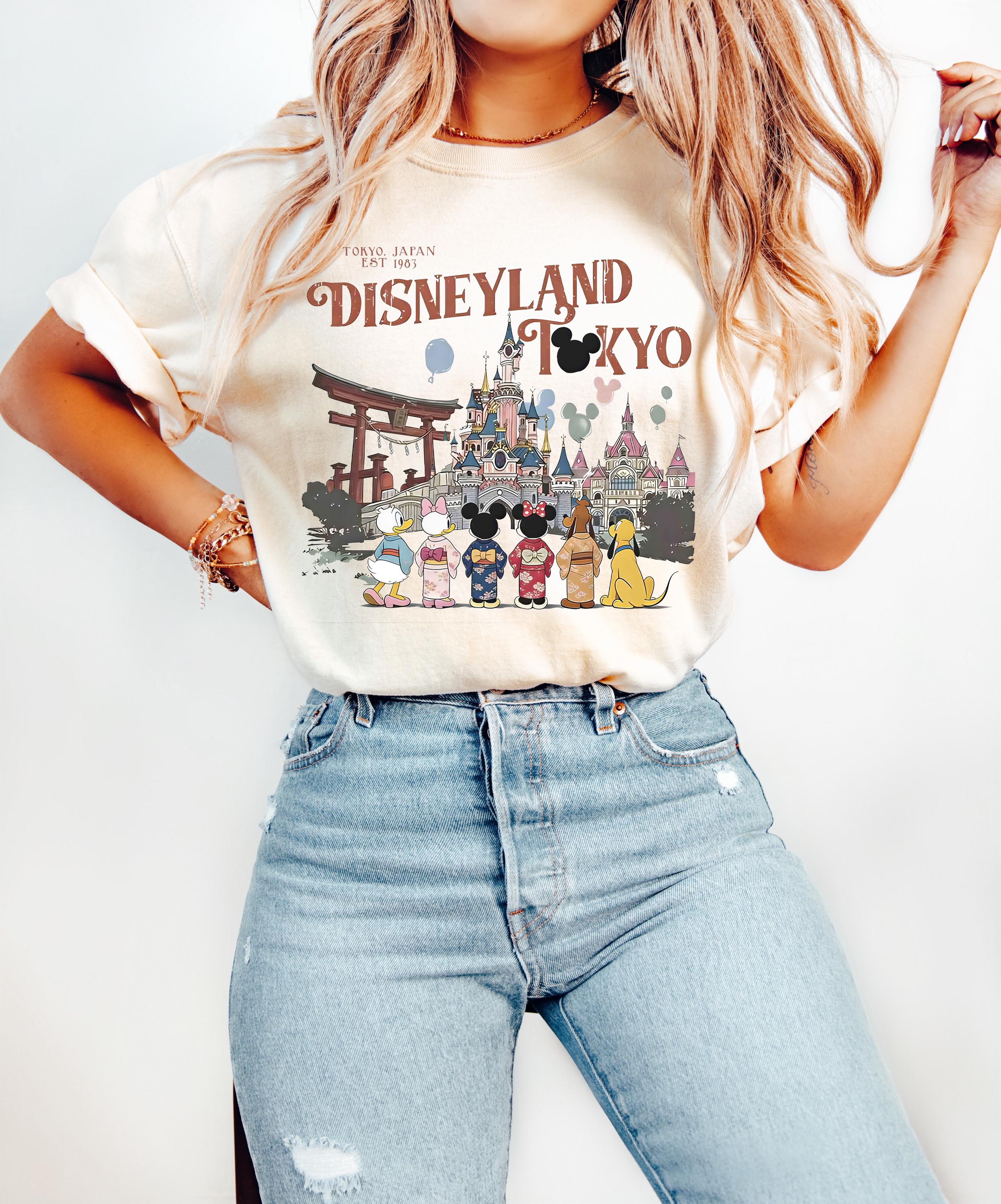 Retro Mickey & Friends Disneyland Tokyo Japan 1983 Shirt, Disney