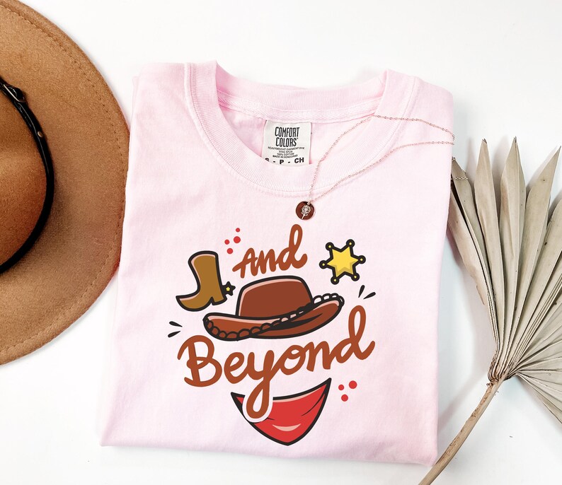 Comfort Colors To Infinity And Beyond Couple Shirt, Toy Story Buzz And Woody Tee, Disney Couple Tshirt, Toy Story Apparel, Vacation Crewneck image 4