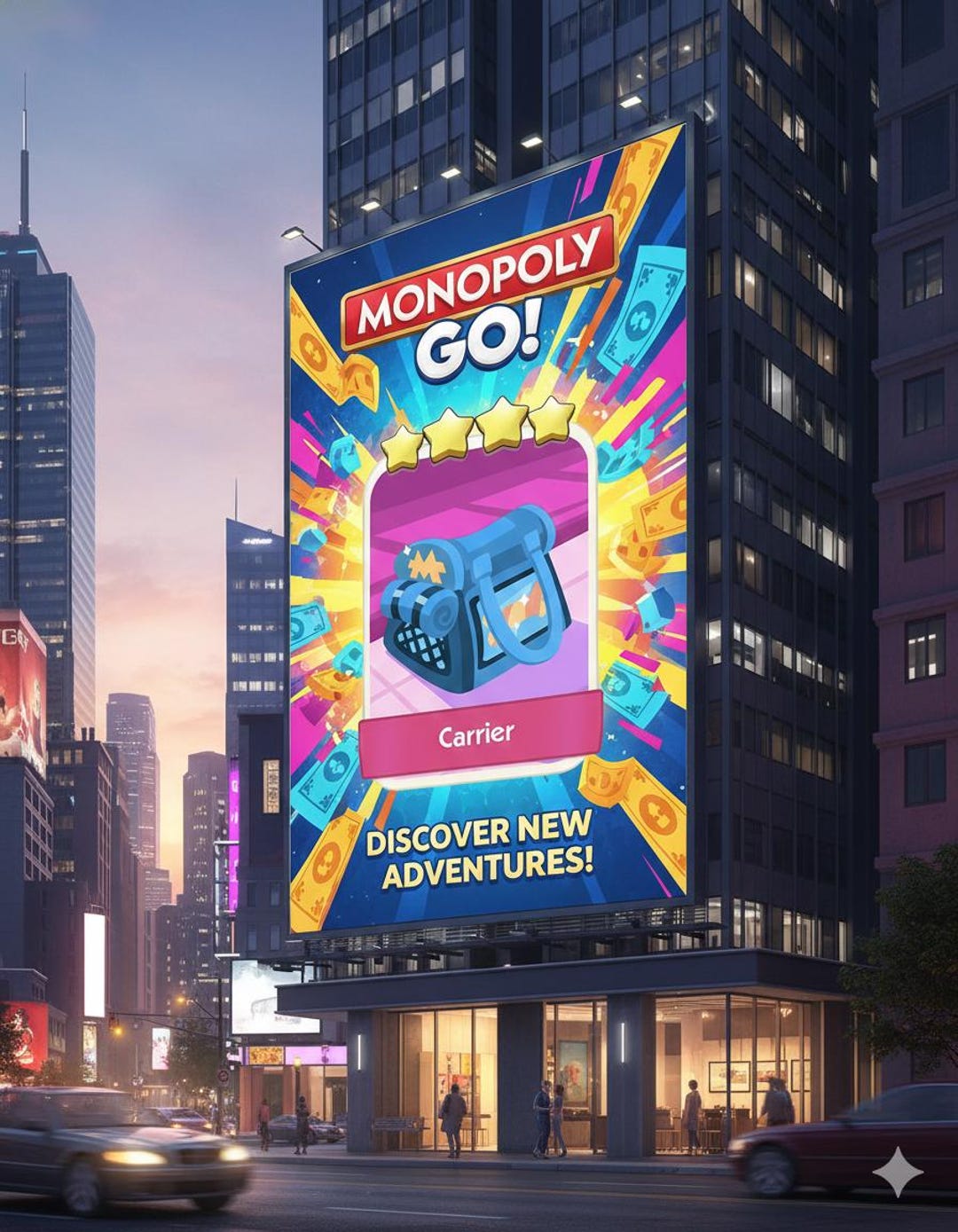 Monopoly Go Sticker 4 Carrier ( Set 25 ) Instant Delivery - Etsy