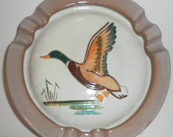 POSACENERE VINTAGE STANGL CON ANATRA IN VOLO