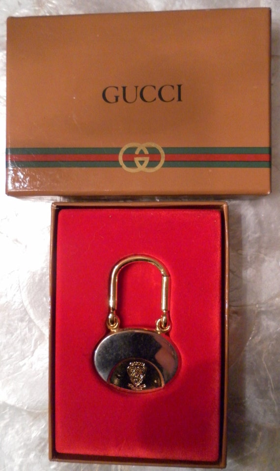 Vintage 1981 GUCCI KEY RING Centennial of the Fou… - image 2