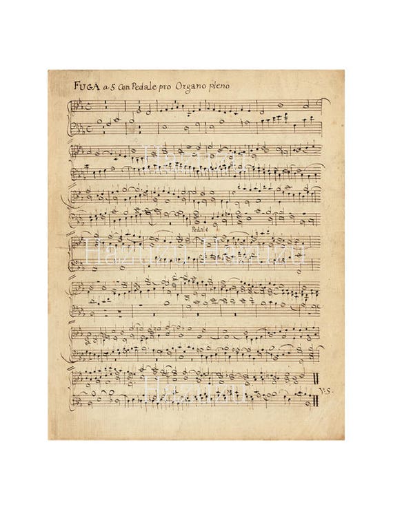 Alte Handschriftliche Musik Noten Textur Png Hintergrund Etsy