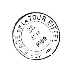 Eiffel ephemeraa francuski cyfrowy natychmiast kolaż pismo przezroczysty stempel tło