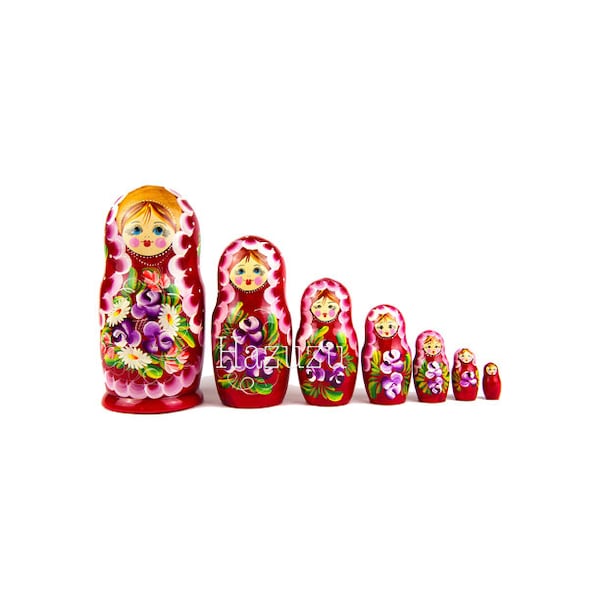 Russe matriochka poupées gigognes PNG clip art art populaire jouet enfant enfants numérique Téléchargement instantané collage journal scrapbooking