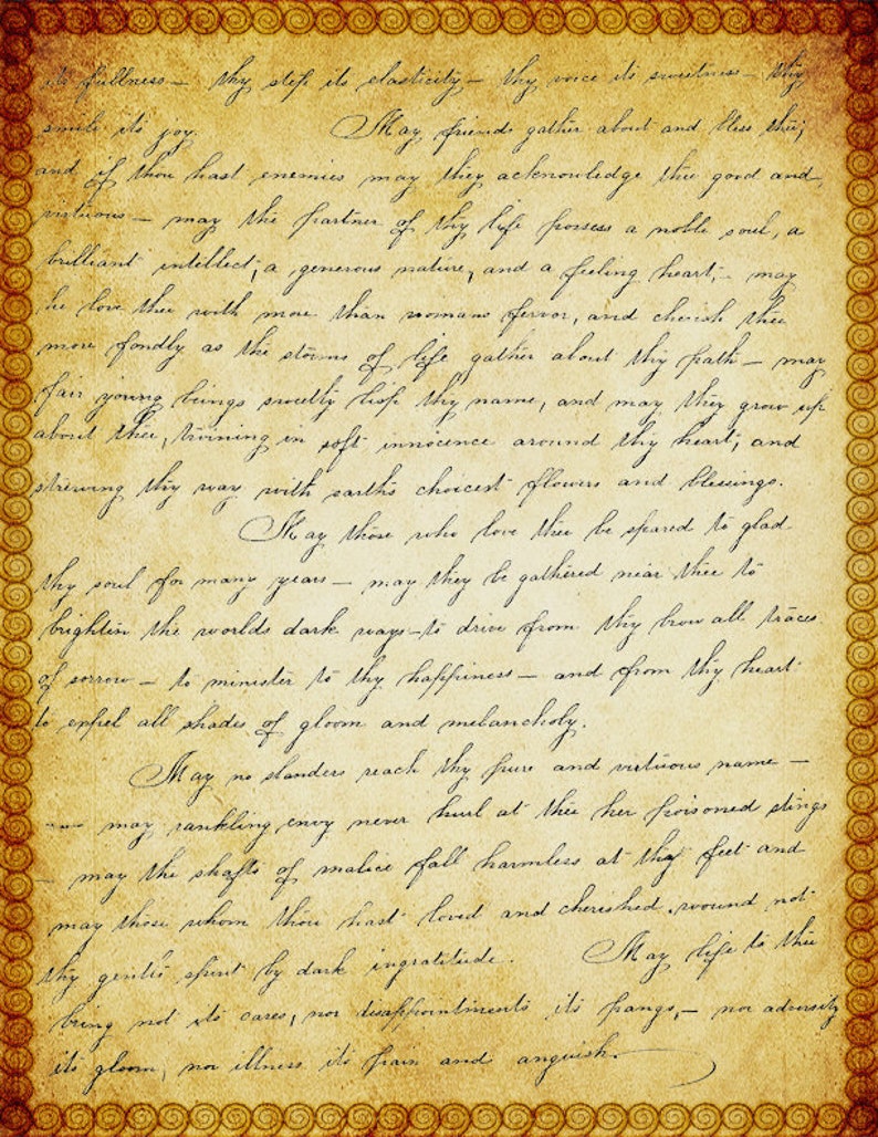 old handwritten letter handwriting vintage texture png etsy