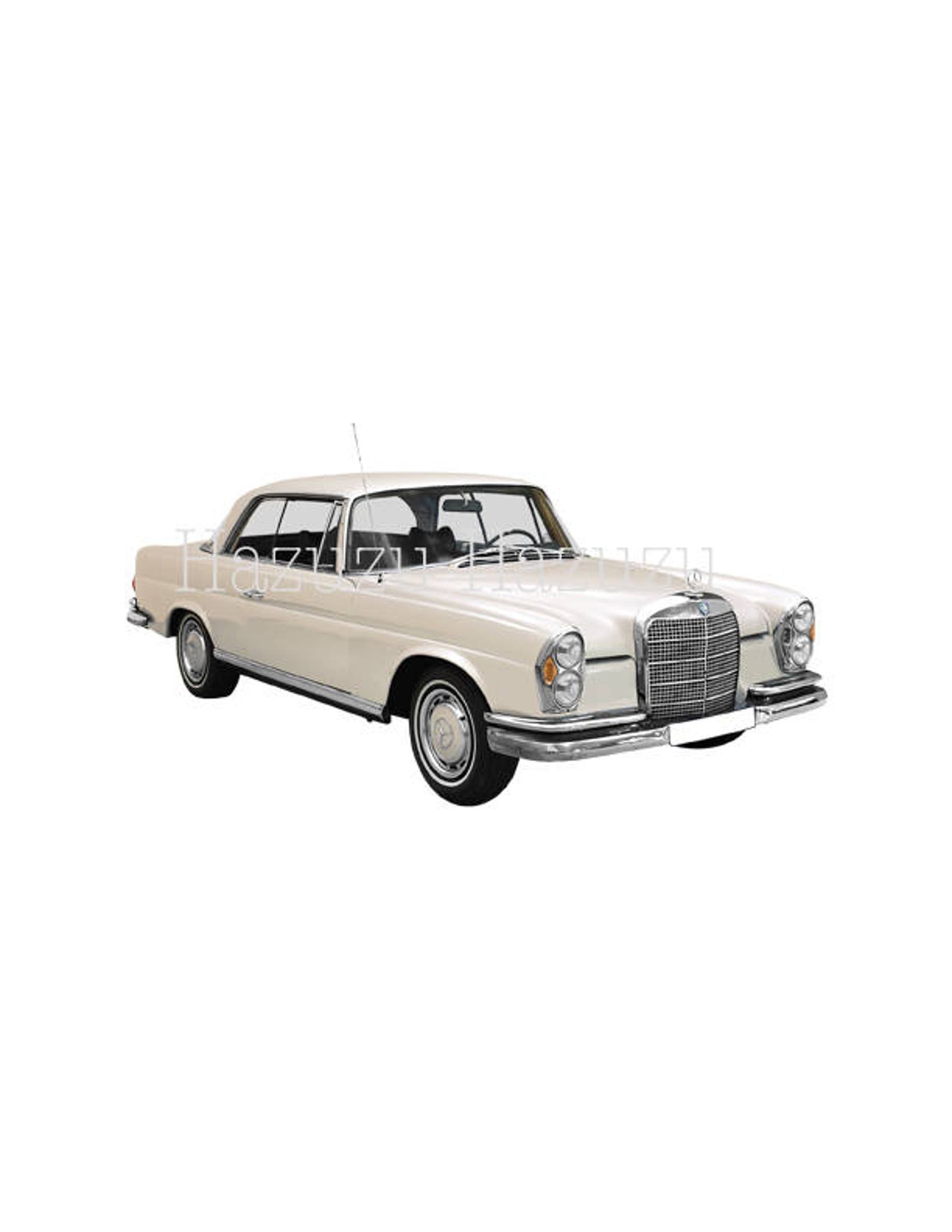 Classic Mercedes Benz PNG white auto car clip art transparent | Etsy