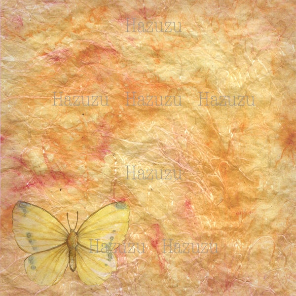 Gold Butterfly Hintergrundpapier 12 x 12 Textur Platz Hintergrund druckbare junk-Zeitschrift sofortigen Download Collage Zeitschrift scrapbooking