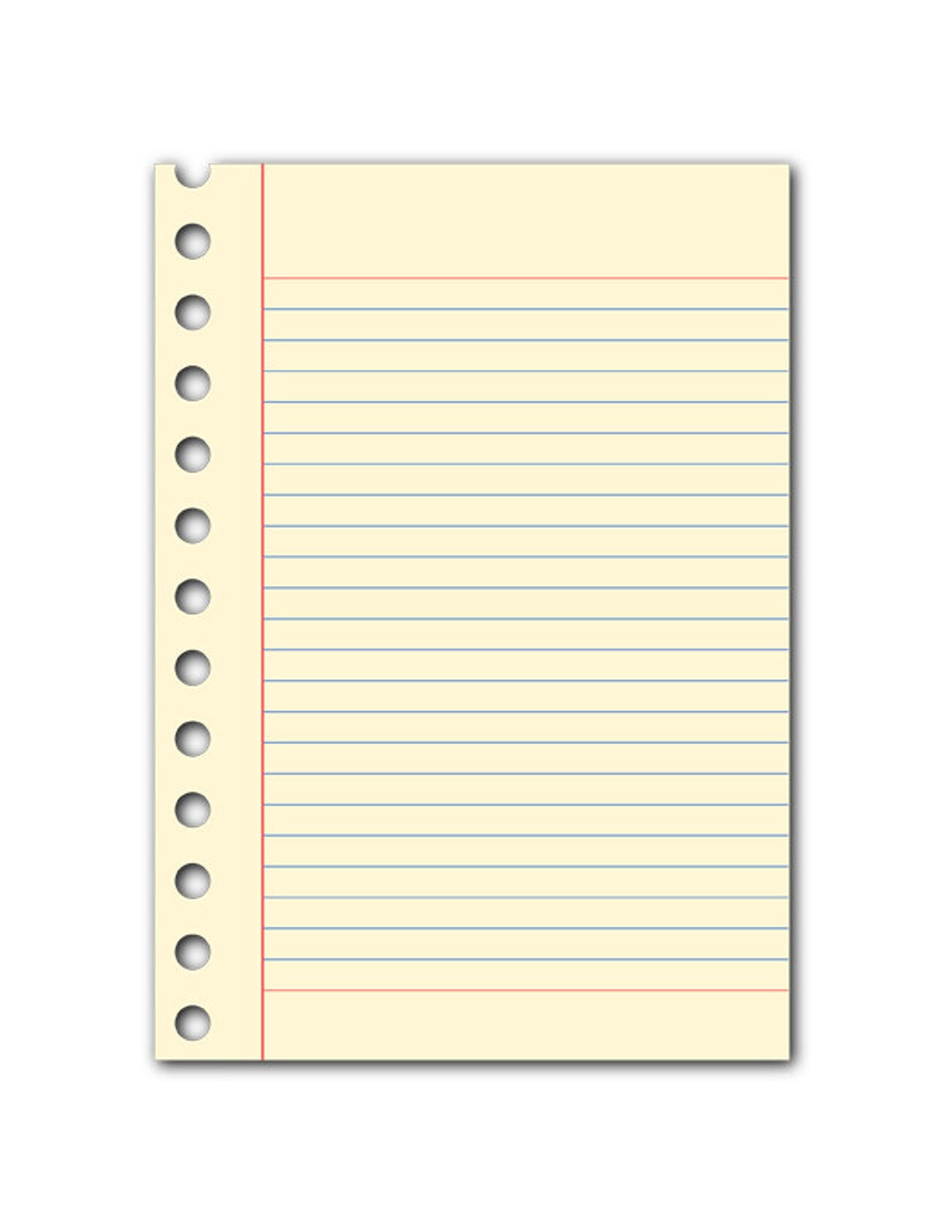 Yellow Notepad Background