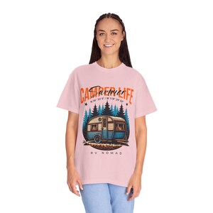 T-shirt med husvagnsmotiv | T-shirt med vintagemotiv bild 14