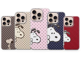 Polka Dot Phone Case – Pattern Aesthetic Cover for iPhone 17 Air 16e 15 Pro Max 14 13 | Samsung S25 Ultra S24 S23 FE | Google Pixel 10 XL 9