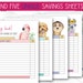 Kids Money Tracker | PRINTABLE | Savings Tracker | Kids Money Chart ...