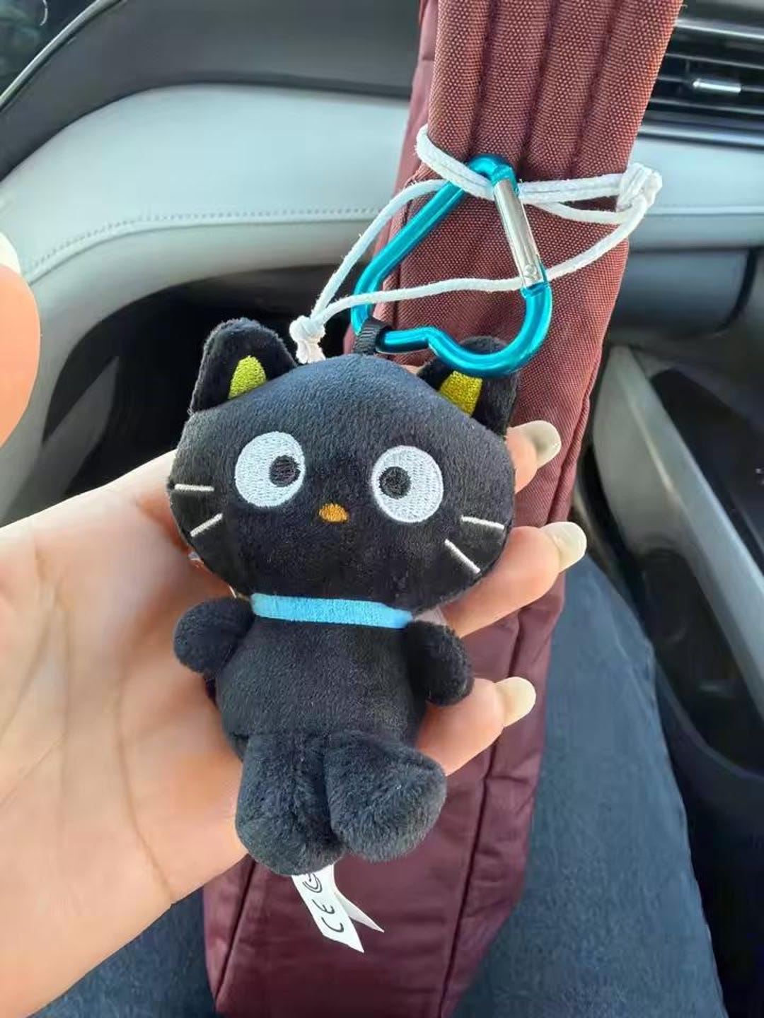 Sanrio Chococat Keychain Plush – Cute Black Cat Soft Toy Keyring - Etsy