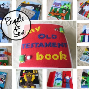 PDF Pattern: The Complete Old Testament Bible Story Quiet Book - 16 pages total