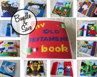 PDF Pattern: The Complete Old Testament Bible Story Quiet Book - 16 pages total