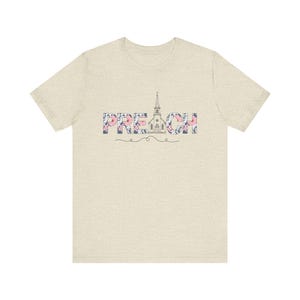 Preach Shirt for Women, Pastor Appreciation Gift, Christian Floral Tee, Church Comfort Colors Shirt, Pastors Wife Gift, Faith TShirt for Her Soft Cream