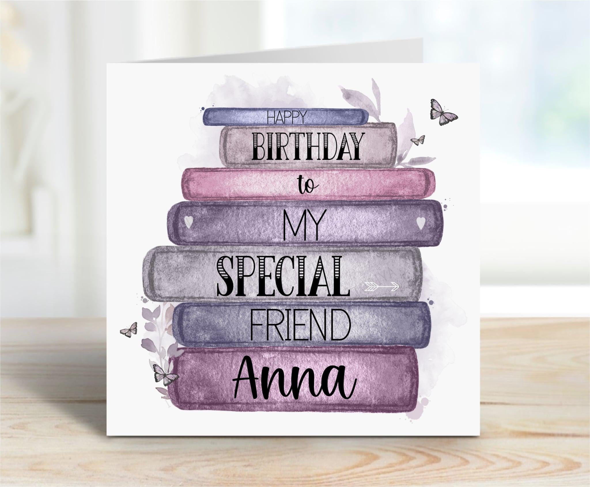 Book Birthday Card | Bookstack Reader Reading | Kids Boys Men Man Son ...