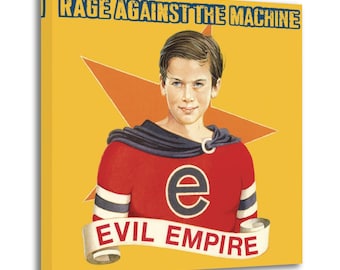 Rage Against Machine Evil Empire Album Cover Canvas Print – Living Room Wall Art Poster