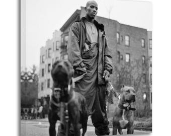DMX Portrait Canvas Print: Iconic Hip Hop Wall Art Poster