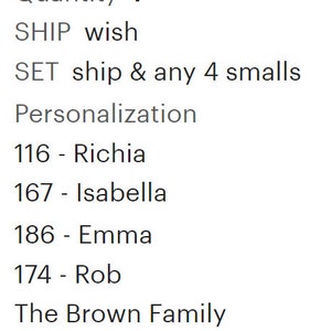 This is an example of what an order submission should look like when you submit it. It does not have to look exactly like this, but should have all this information and include the year.