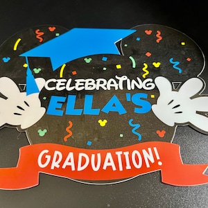 Celebration Cruise Door Magnet, Mouse Head Anniversary Birthday Graduation Disney Cruise Decor, Personalized DCL Celebration Magnet