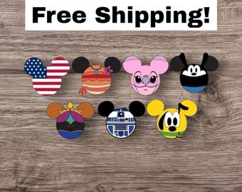Mouse Cruise Door Magnet, Disney Inspired Character Options with Personalized Design