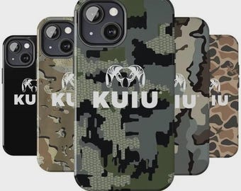 Kuiu Hunting Camo iPhone Case, MagSafe Rain Forest Camouflage Protective Cover