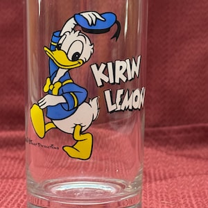 Donald Duck Glass - Etsy