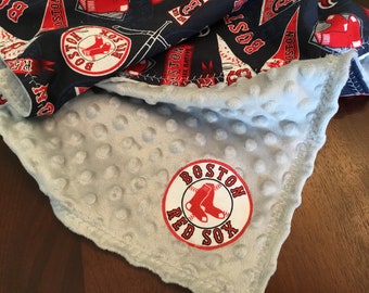 Red Sox Blanket Etsy
