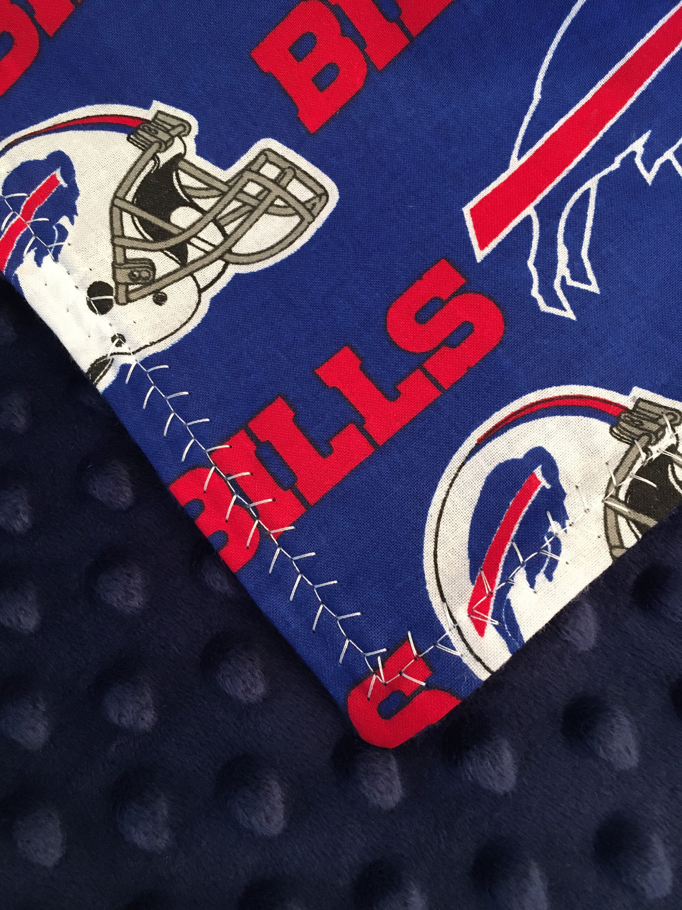 Buffalo Bills Baby Blanket Personalized Baby Blanket Lovey Etsy Australia