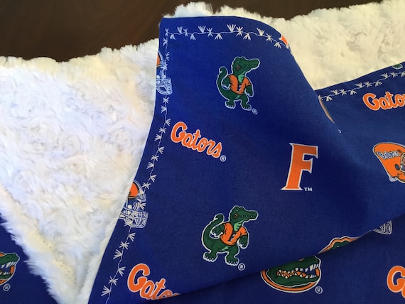 Florida Gators Baby Blanket Ufl Plush Blanket Lovey Etsy