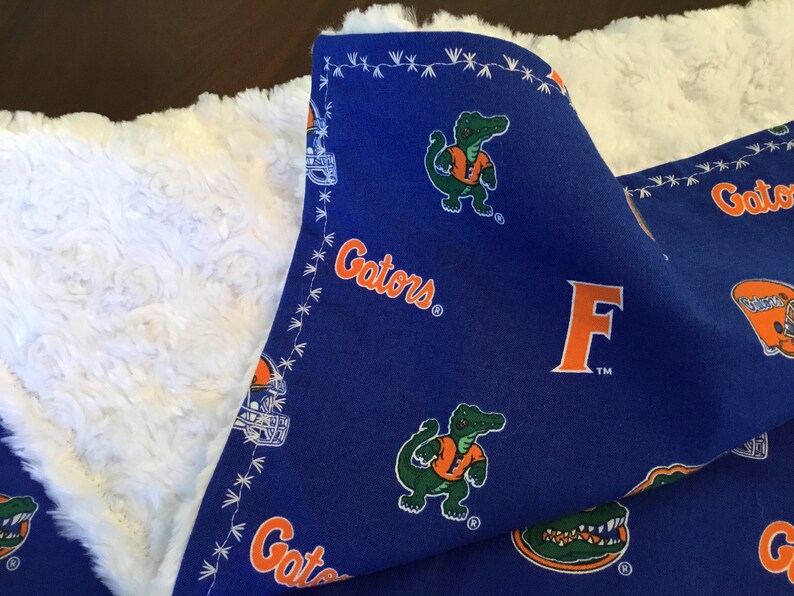 Florida Gators Baby Blanket Ufl Plush Lovey Image 0