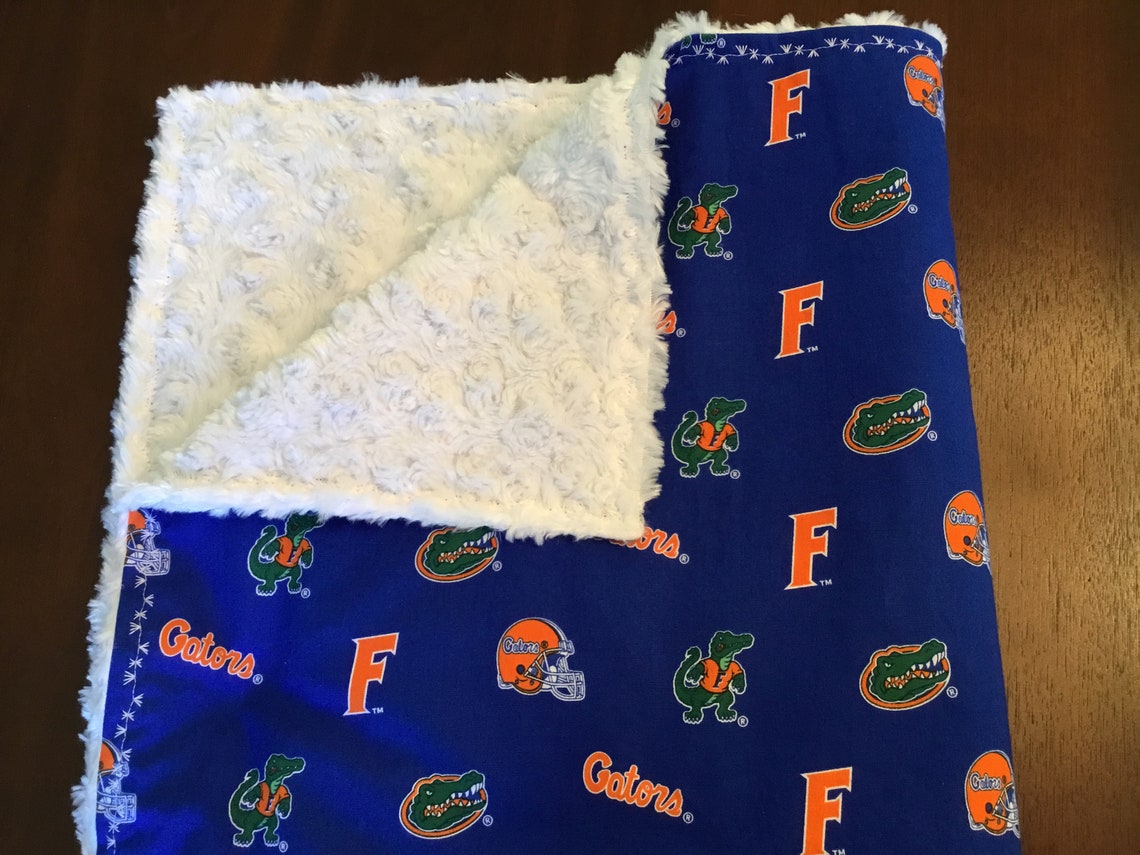 Florida Gators Baby Blanket UFL Personalized Blanket Lovey Etsy
