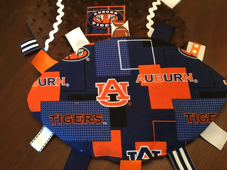 Auburn Baby Football Crinkly Toy Teether Grab Toy Stroller Etsy