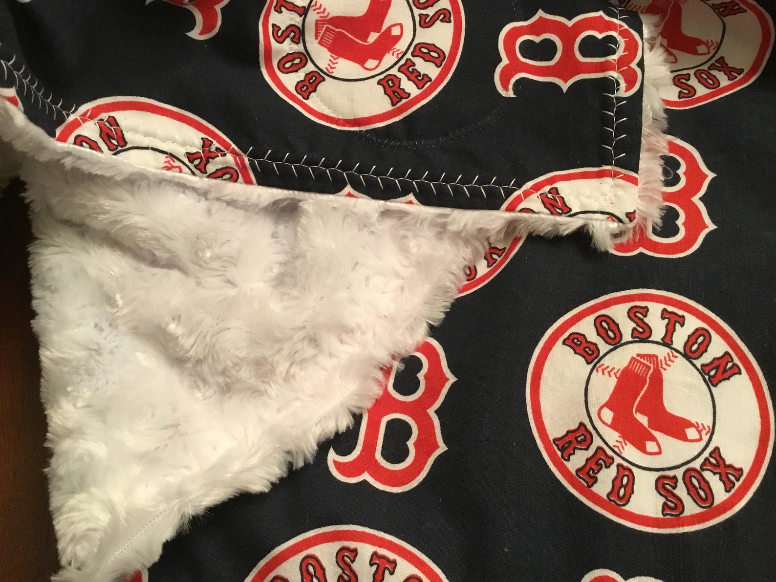 Boston Red Sox Baby Blanket Sox Baby Personalized Blanket Etsy