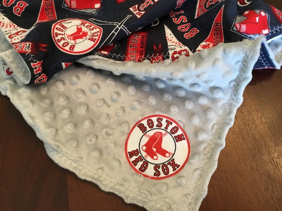 Boston Red Sox Vintage Baby Blanket Sox Baby Personalized Etsy