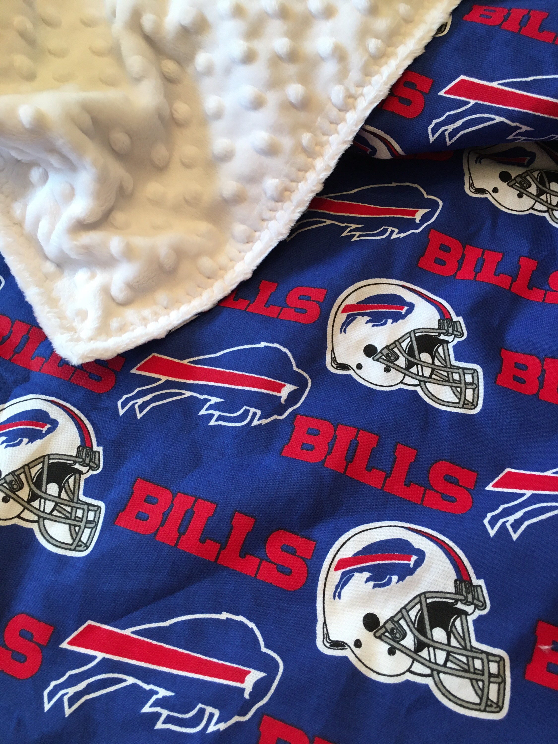 Buffalo Bills Baby Blanket Personalized Baby Blanket Lovey Etsy Australia
