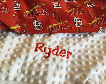 St. Louis Cardinals Baby Blanket Limited Edition Mickey Mouse 