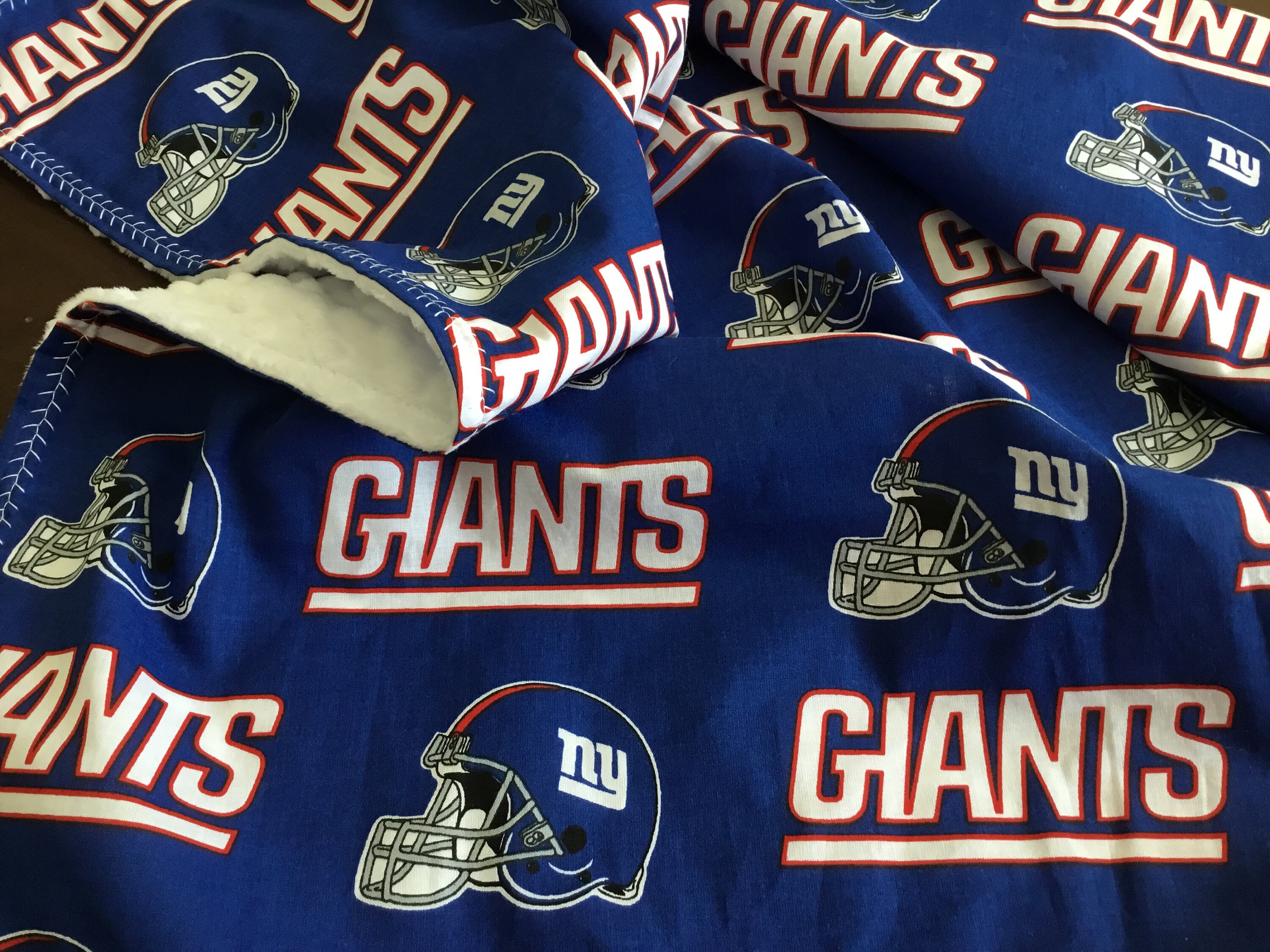 Giants Baby Blanket Personalized baby blanket Lovey Sports Etsy