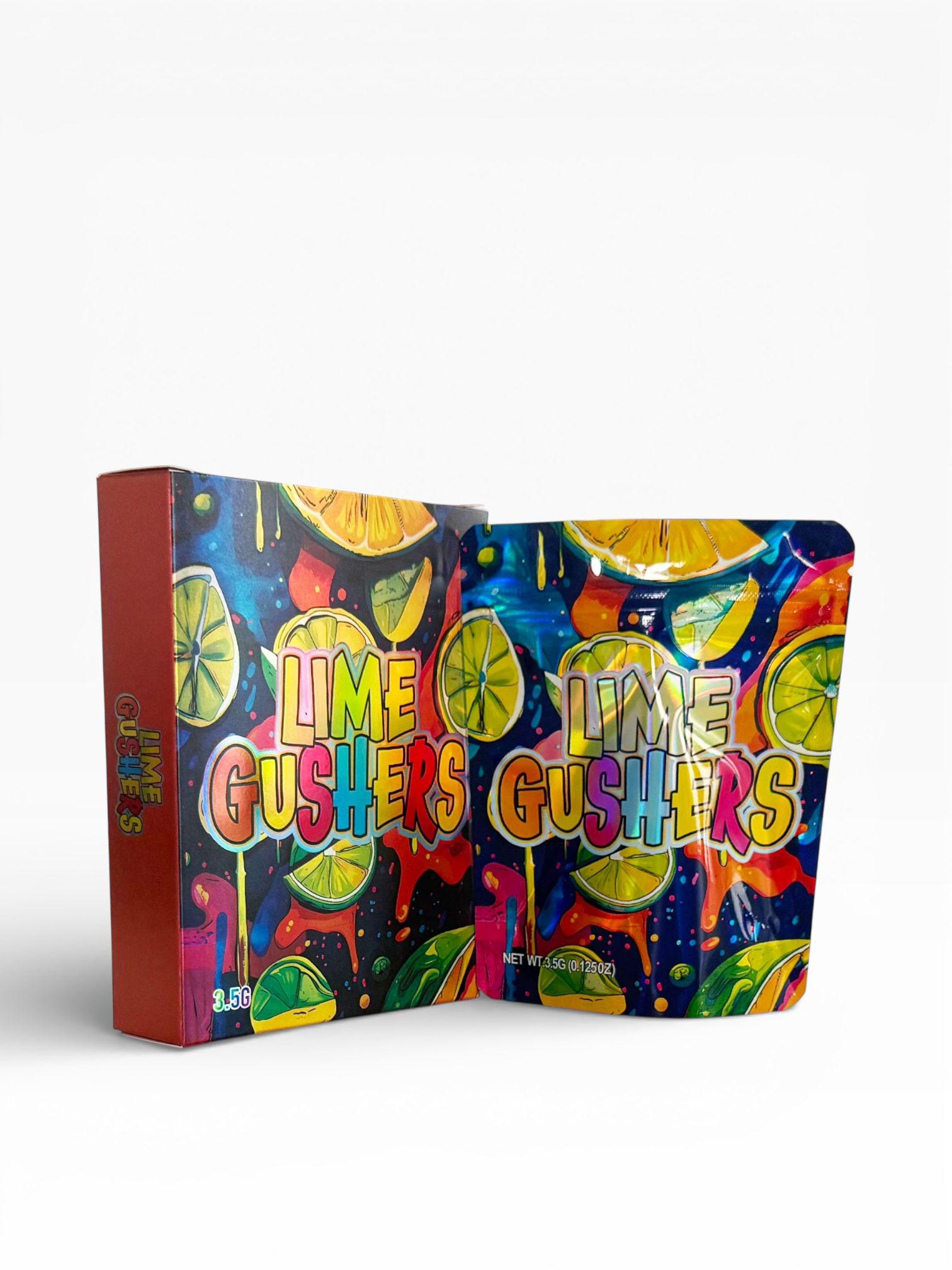 Lime Gushers Tropical Burst Edition Mylar Bags + Boxes | 100-pack ...