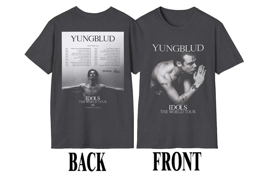 Yungblud Idols the World Tour Unisex Shirt, Youth Shirt, Sweater