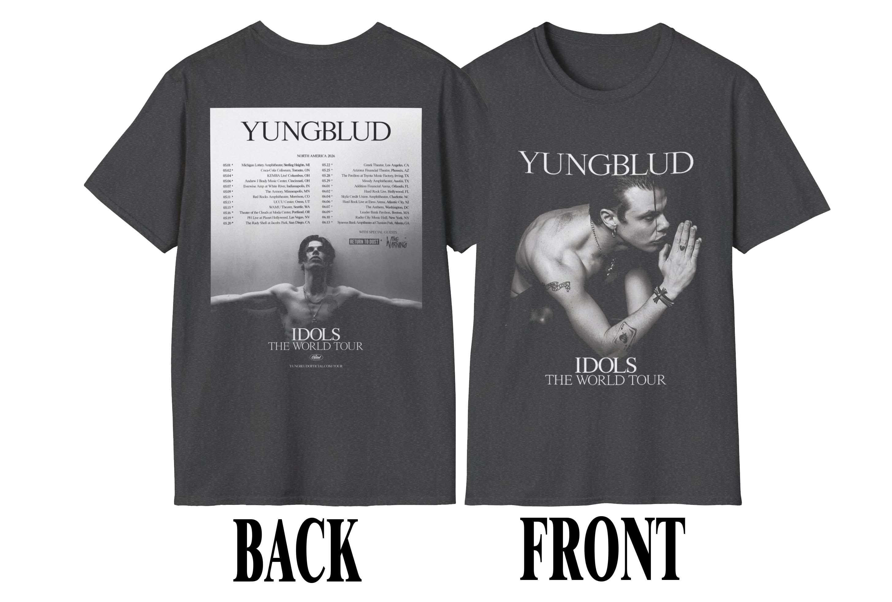 YUNGBLUD IDOLS サマソニ Tシャツ Yungblud Idols the World Tour