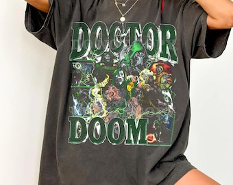 Comfort Colors Doctor Doom T-Shirt: Supervillain Graphic Tee