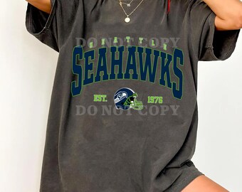 Comfort Colors Seattle Football Vintage T-Shirt