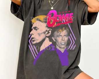 Comfort Colors David Bowie T-Shirt - Rock Musik Shirt