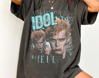 Comfort Colors Billy Idol Inspired Graphic T-Shirt