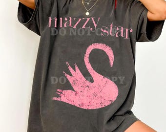 Comfort Colors Mazzy Star T-Shirt, Among my Swan Album shirt